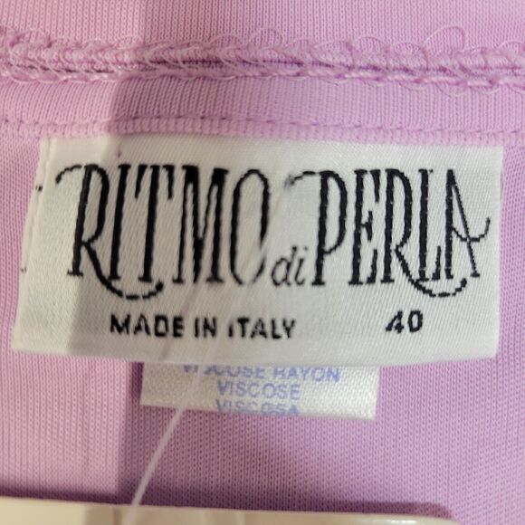 Ritmo Di Perla Bodysuit Sleeveless Pink Viscose IT Size 40 Small NWT - Picture 5 of 8